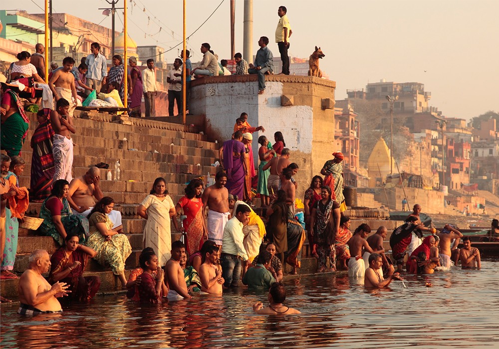 At the Ganges in Varanasi